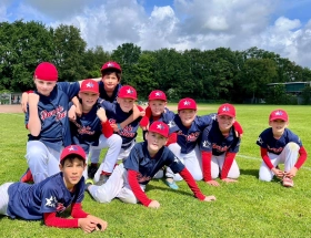 Teamfoto pupillen 1 Double Stars honkbal