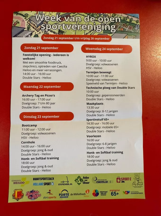 Week van de open sportvereniging
