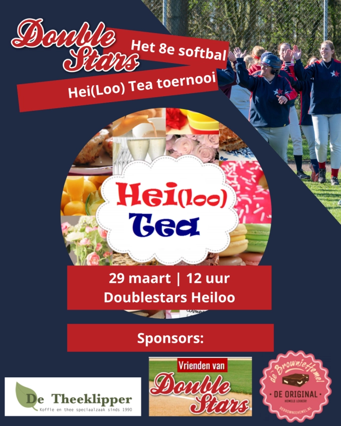 Hei tea toernooi softbal dames Double stars