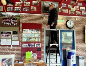 Reparatie in de kantine