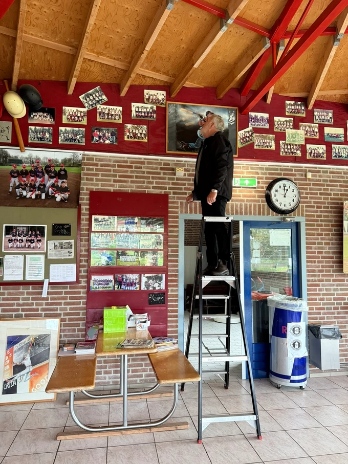 Reparatie in de kantine